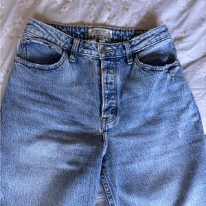 Abercrombie the dad high rise jeans curve love